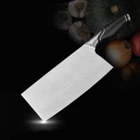 misgar patterned steel chinese style chef knife kitchen knife cutting meat chop bone dual purpose knife household cooking knives