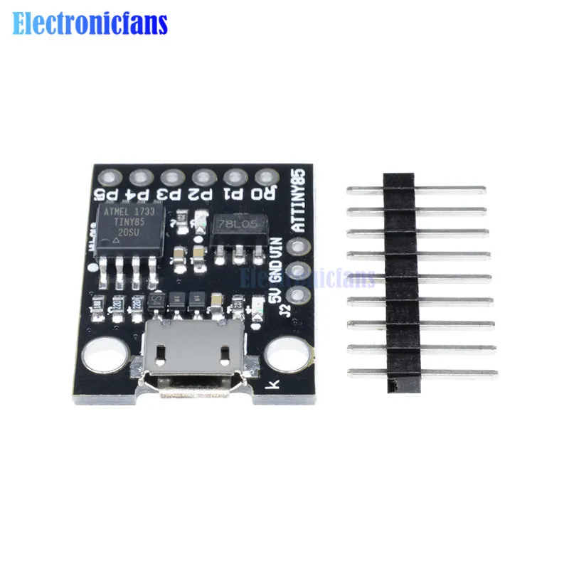 ATtiny ATtiny85 Digispark Kickstarter Micro USB макетная плата модуль для Arduino IIC IEC TWI SPI микроконтроллер низкой мощности