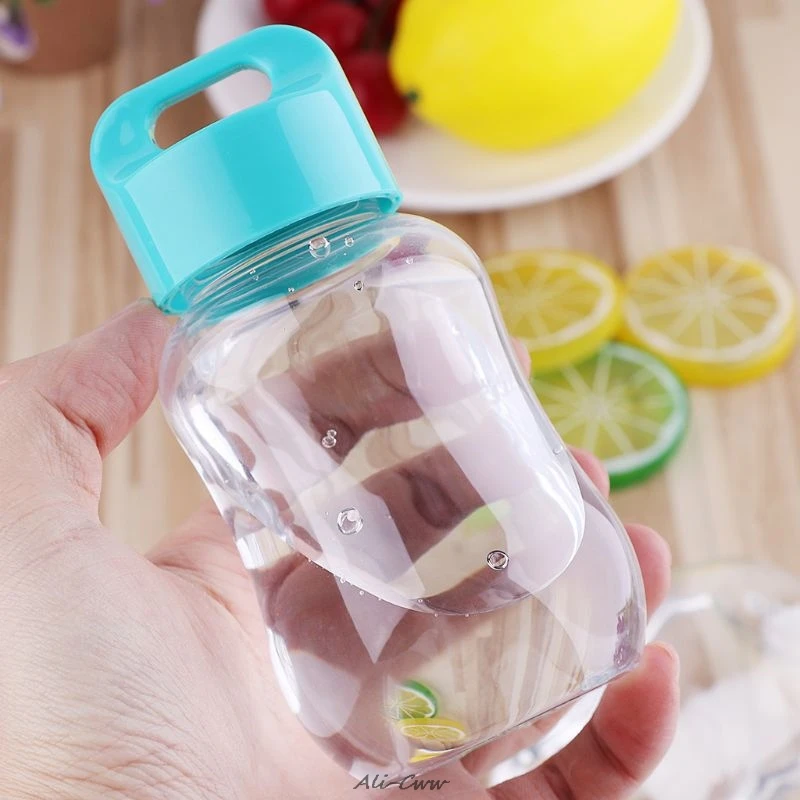 200 мл пластиковая бутылка для воды, Мини Милая бутылка для воды для детей, портативная герметичная маленькая бутылка для воды, Bpa бесплатно
