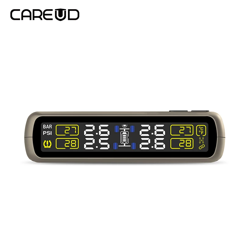 Беспроводная система контроля давления в шинах CAREUD на солнечной энергии с