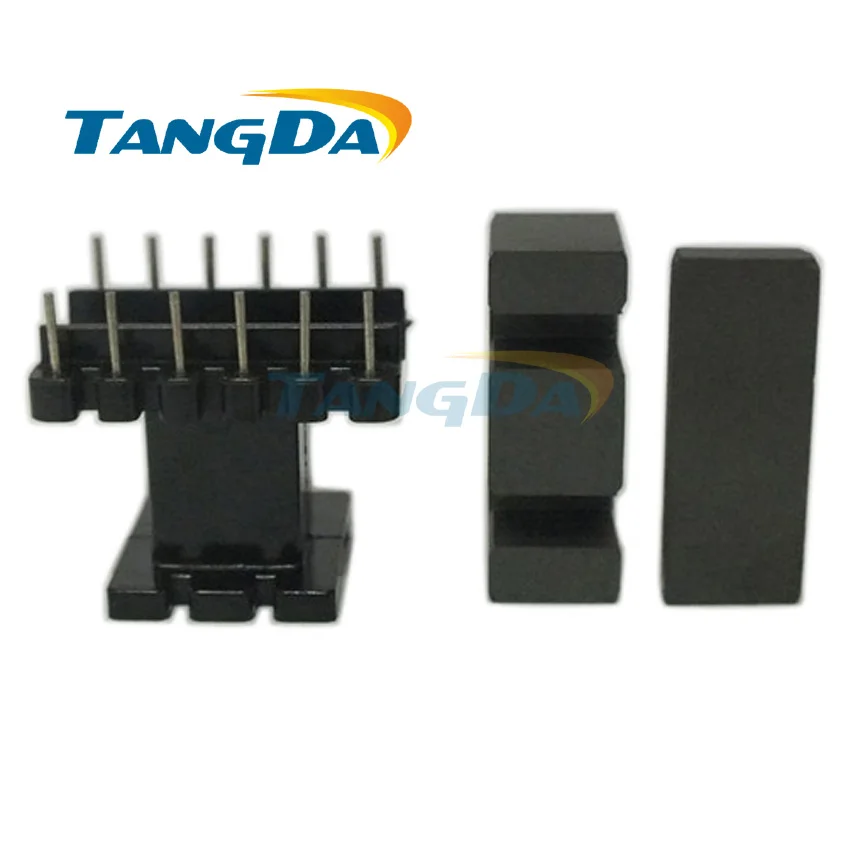 Tangda EI30 Bobbin Soft Ferrite core+skeleton Transformer EI High frequency Power 6+6P 12pin PC40 ertical sewing . | Обустройство