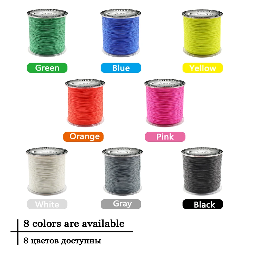 

Gaining 8 Weaves Fishing Line 500M 8 Strands Braided Fishing Line 8 Colors Multifilament PE Line 10 22 30 40 60 80 100 160 220LB