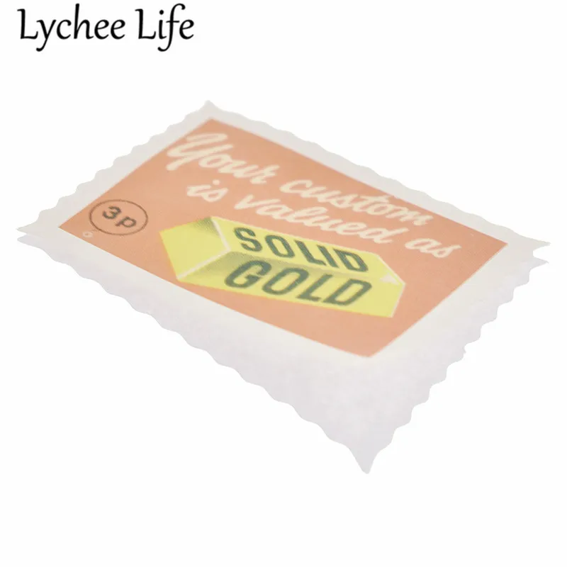 Lychee дорожный штамп высечки наклейки упаковка красочные 4x3 см подложка бумажные DIY ручной работы скрапбук