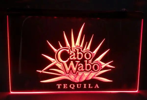 3d-вывески cabo wabo с логотипом текилы 2 размера новые светодиодсветодиодный