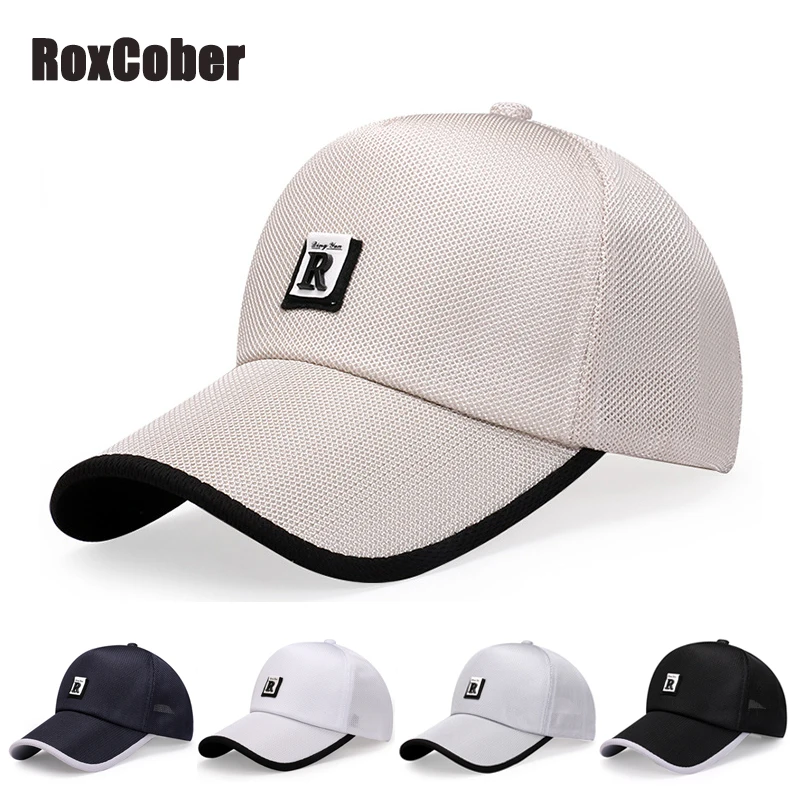 Бейсболка RoxCober для мужчин и женщин хлопок сетка дышащая спорта на открытом