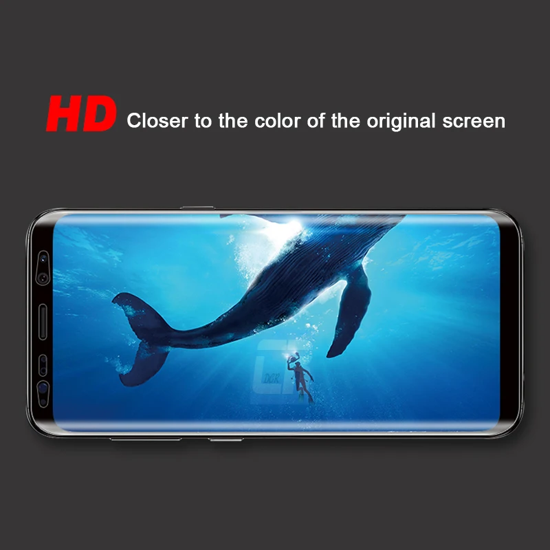 3D изогнутая ПЭТ мягкая защитная пленка на весь экран для samsung Galaxy S9 S8 Plus Note 8 S6 S7 Edge