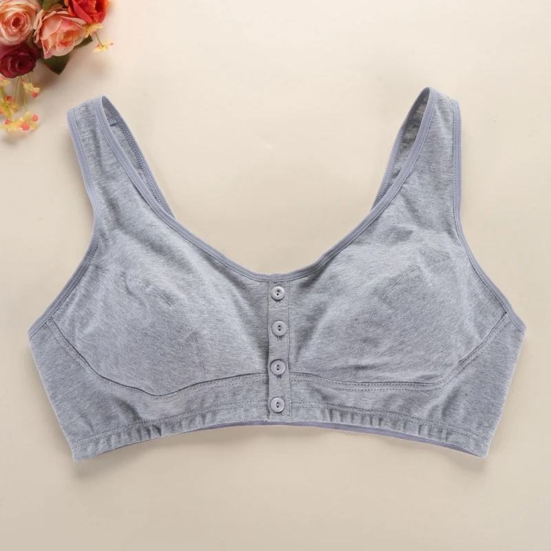 Cotton Maternity Nursing Bra Pregnant Clothes Women Soft Feeding Sleeping Bras Wire Free Breastfeeding Underwear Size 46 44 42