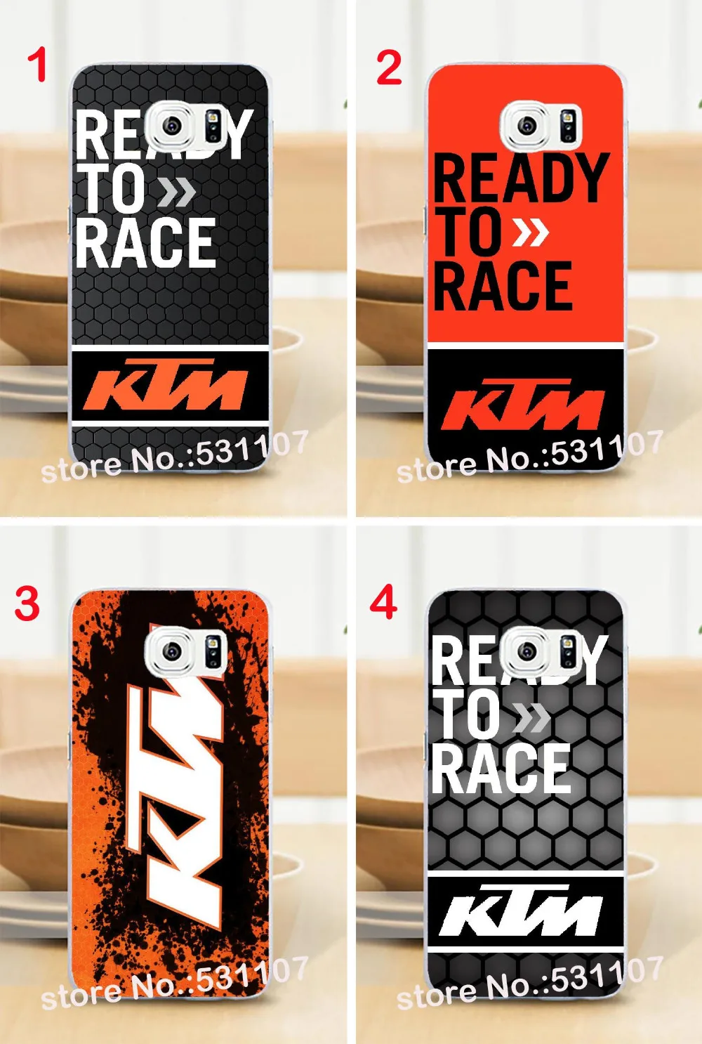Ktm готов к гонке klaar om ран патрон Жесткий Кожи stealth прозрачный Чехол для samsung galaxy s3 s4