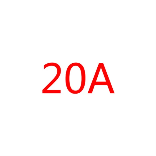 20A 1 шт. 20A 30A 40A 50A 60A 70A 80A 100A Amp Автомобильная лодка Лезвие предохранители большое лезвие Стиль аудио предохранитель макси большой размер авто предохранитель - Цвет: 20A