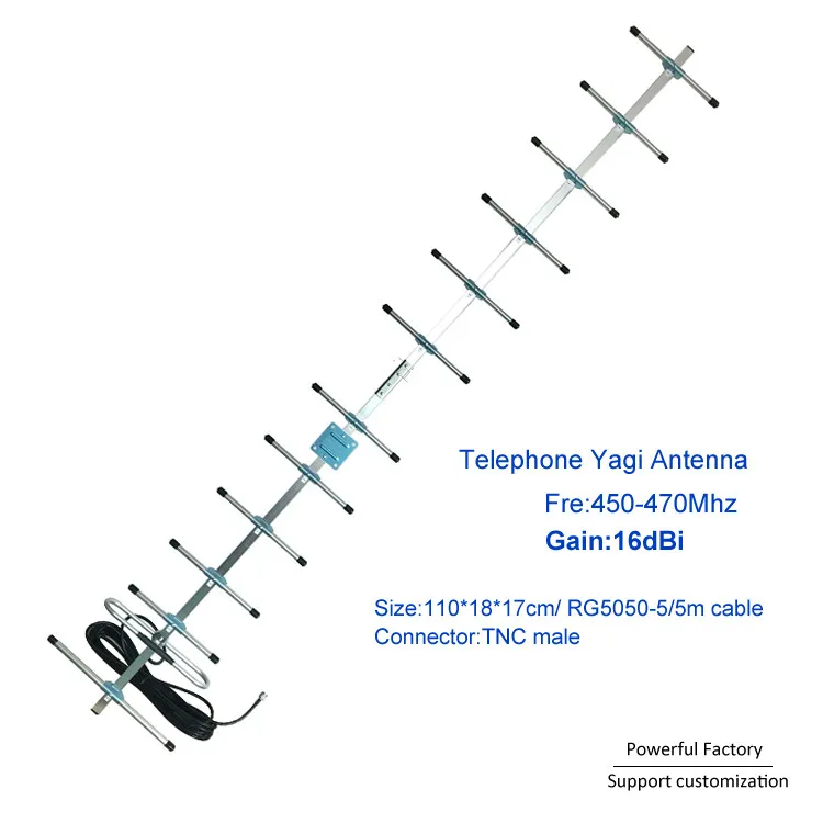 Усилитель сигнала дальнего действия 450 МГц 470 наружная направленная антенна Yagi