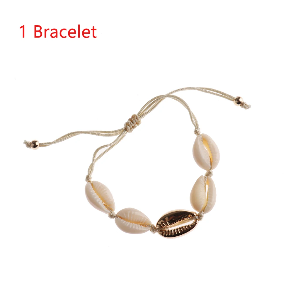 Bracelet 1 Модные горячие оболочки ручной работы ювелирные изделия бохо Винтаж браслет с подвесками ручная работа настоящий сухой цветок стеклянный шар переплетение регулируемый - Окраска металла: Bracelet 1