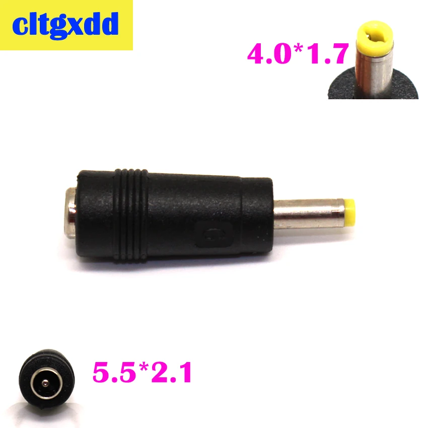 Cltgxdd 1 шт. DC 5 5x2 мм гнездовой разъем к 4 0*1 7 Штекерный питания постоянного тока