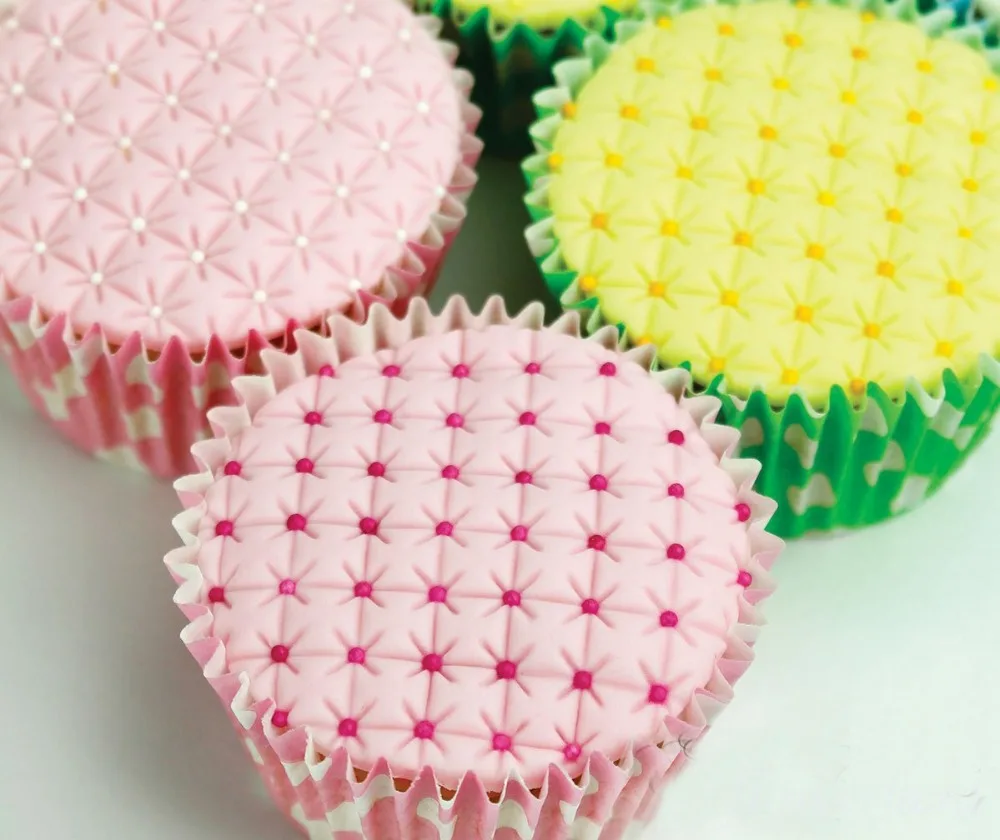 Мини непрерывного лоскутного шитья пресс форм из сахара Силиконовая Форма Fondant