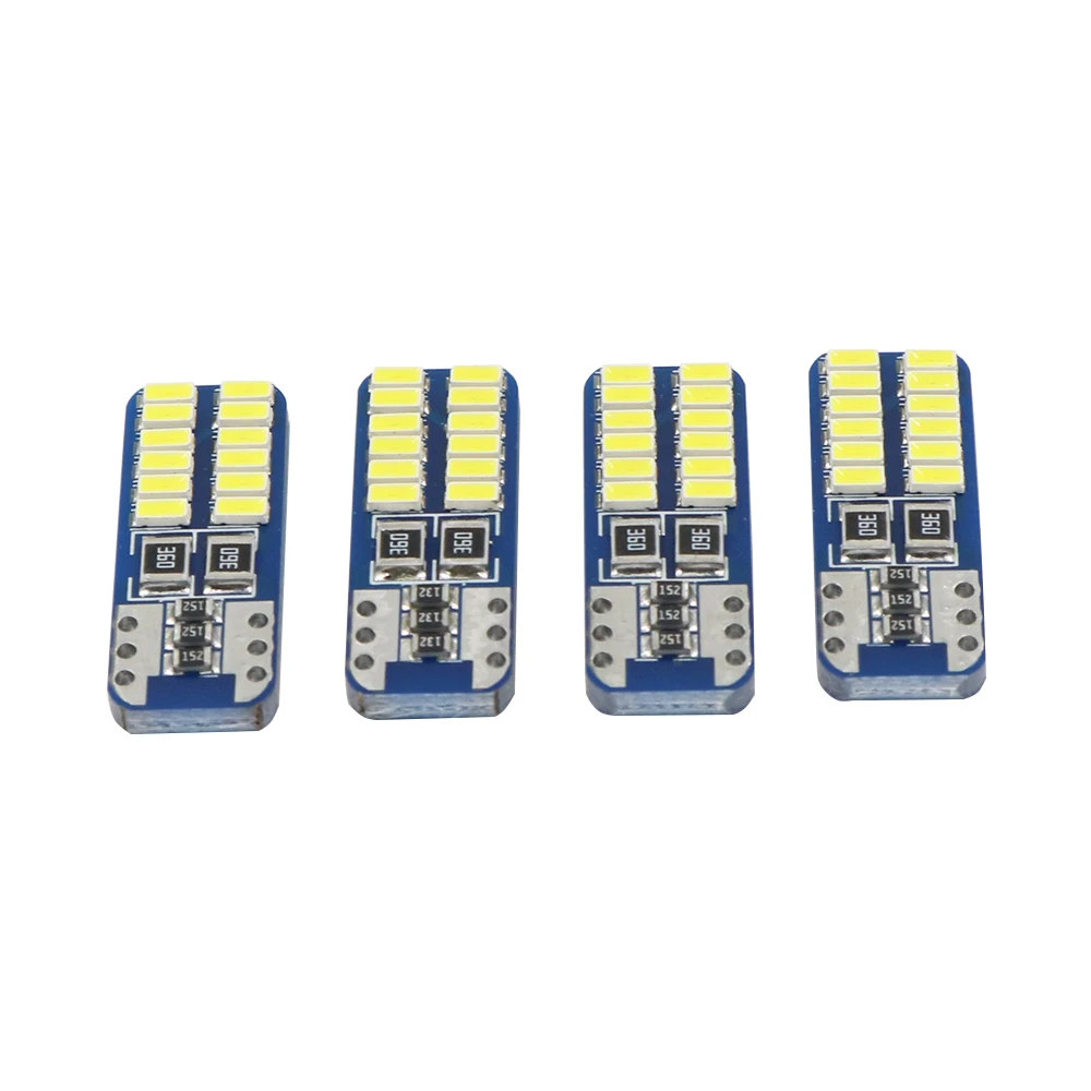 YSY 300X T10 W5W 168 192 светодиодный задний фонарь 3014 24smd для автомобиля светодиодная