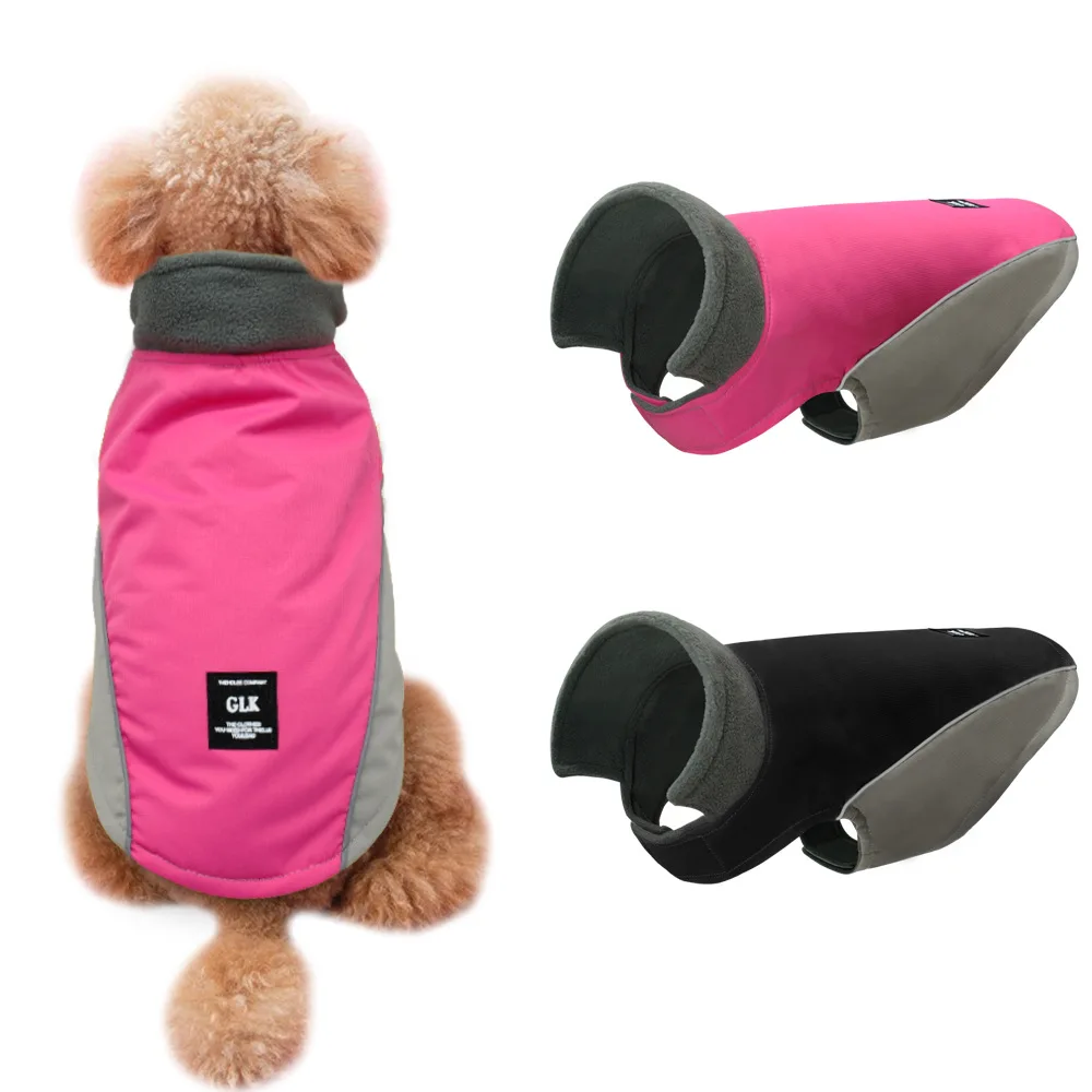 

New Winter Pet Dog Clothes For Small Dogs Clothing Thickening Cold Suit Waterproof Outdoor Dog Ski Coat And Jacket