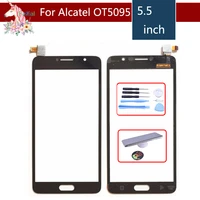 10pcslot 5 5 for alcatel pop 4s ot5095 5095 5095y touch screen digitizer sensor outer glass lens panel replacement