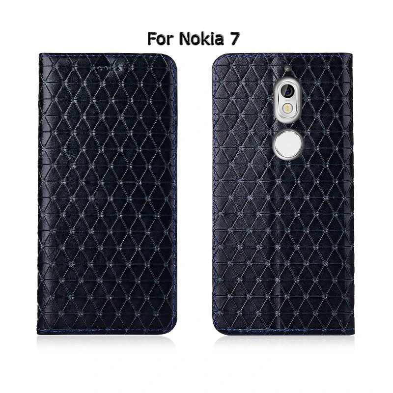 Топ из натуральной кожи чехол для телефона для Nokia 2 3 5 6 7 8 Plus Sirocco Флип Магнитный кронштейн сумка для карт чехол для телефона