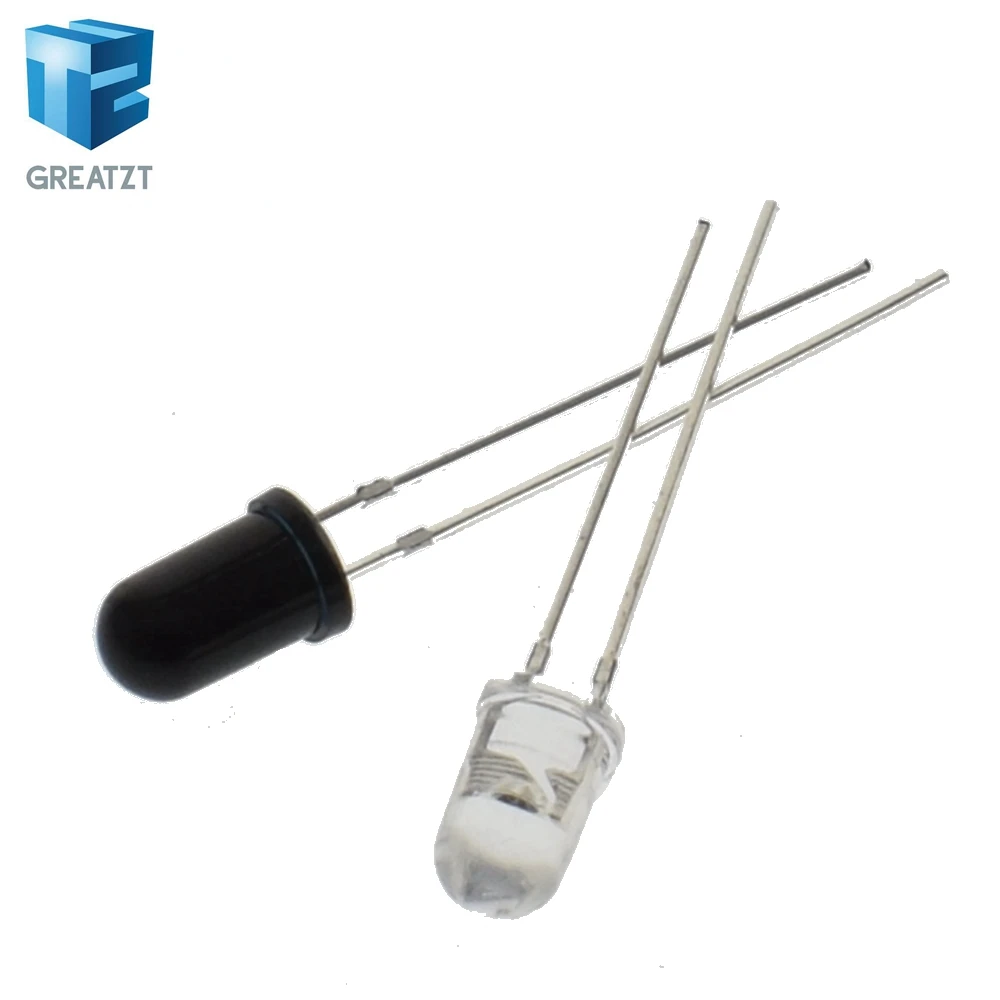 10 set 940nm GREATZT 5 мм 940nm светодиоды инфракрасный излучатель и ИК приемник диод 10 пар диоды 301A - Цвет: 10 set 940nm