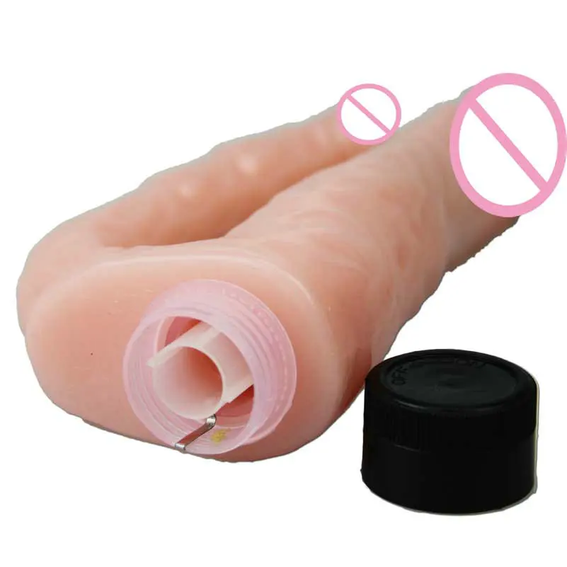 Вибратор с двойным проникновением реалистичный фаллоимитатор вибратор секс