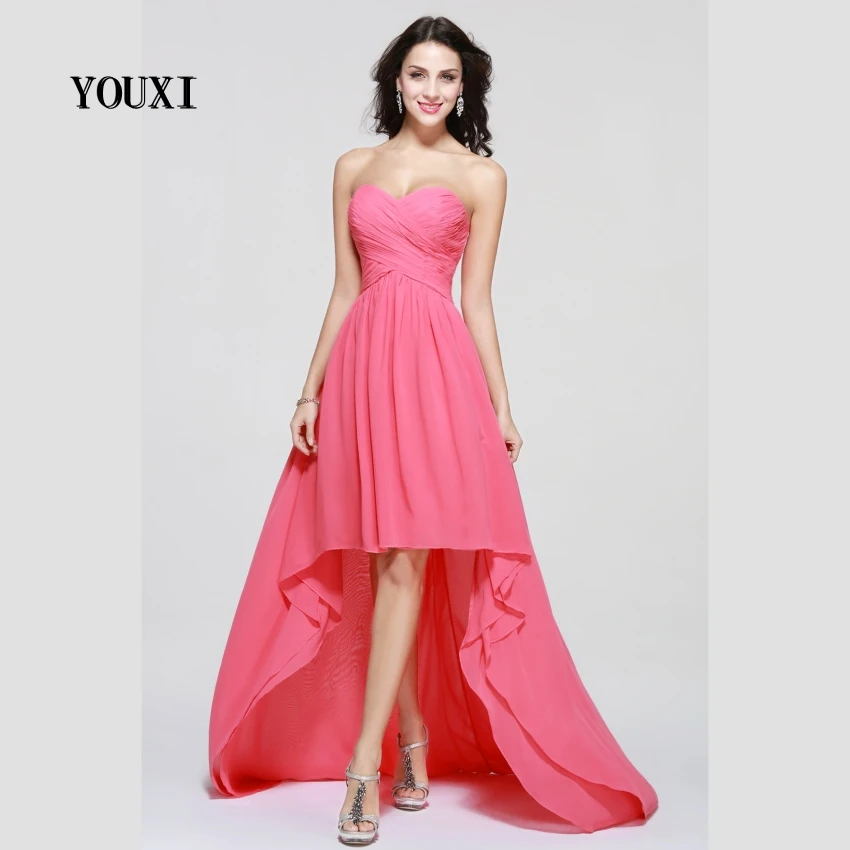 Женское шифоновое платье с арбузом вечернее для выпускного вечера 2019|dress sweetheart|prom
