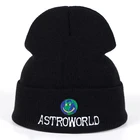 Новинка 2020, облегающая шапка Travi $ со Скоттом, трикотажная шапка ASTROWORLD с вышивкой, теплые зимние лыжные шапочки и облегающие шапочки унисекс для Трэвиса Скотта