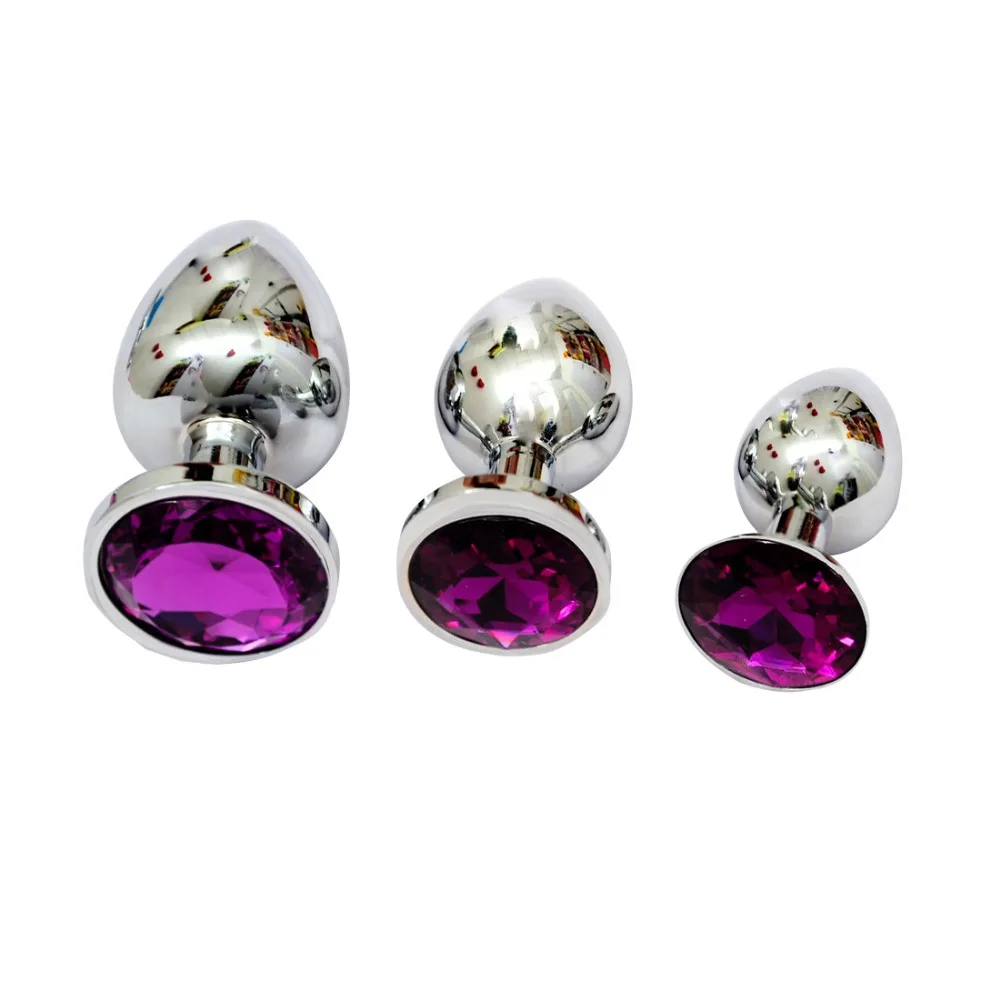 3pcs/Set Small Medium Big Stainless Steel Metal Anal Plug Dildo Sex Toys Products Butt Gay Beads MQFORU Adult Use | Красота и