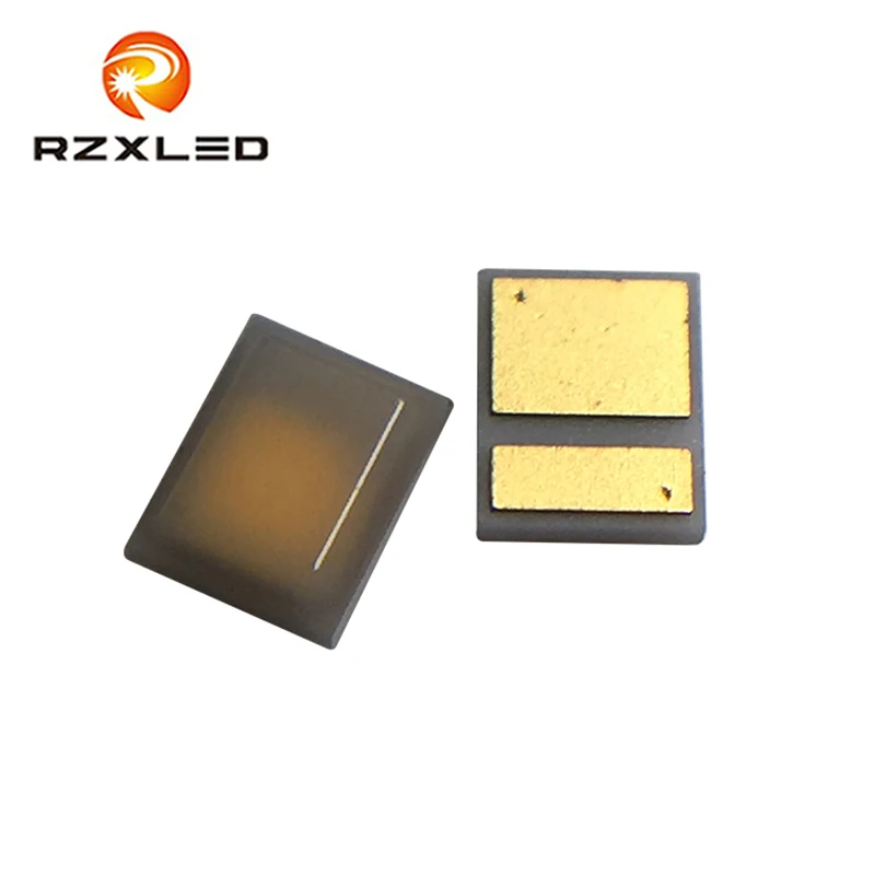 100 шт./лот LED керамические 1000MA 5 Вт ФОСФОРНЫЕ преобразованные Amber2300K белые 5000K