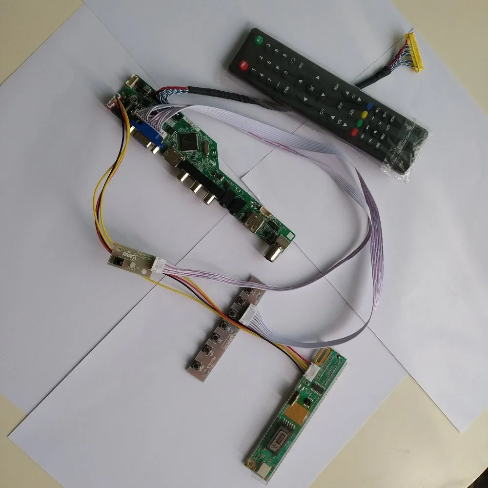 ЖК-светодиодный Аудио ТВ HDMI USB VGA AV 1 CCFL лампы контроллер карты плата драйвера для LTN154AT07 1280X800 15," монитора