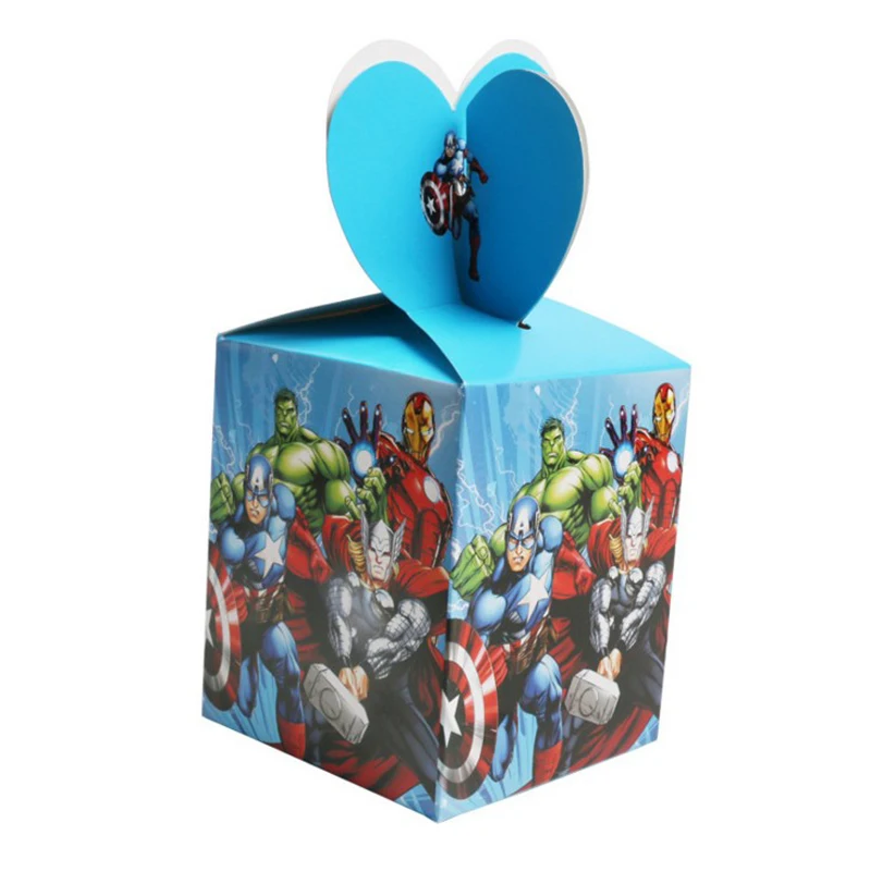 6 шт. горячая Распродажа вечерние коробки для конфет с героями мультфильма