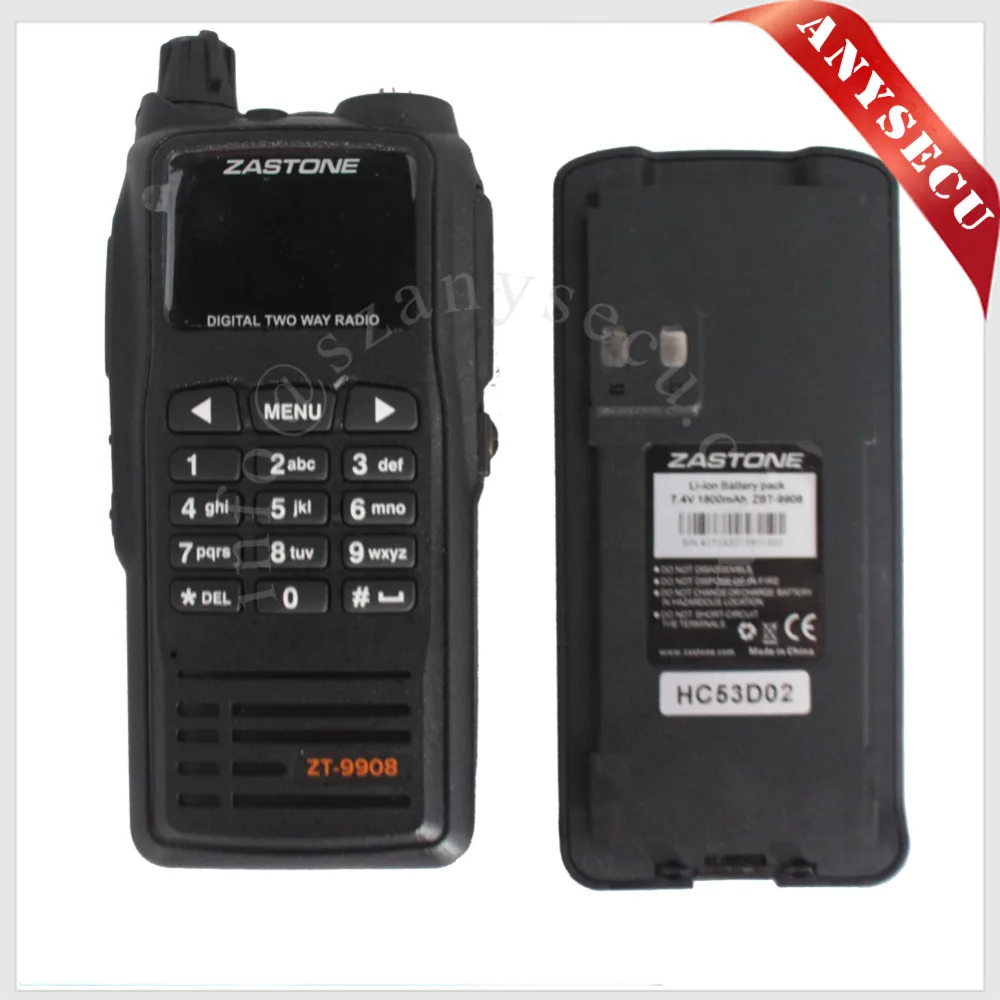 1 шт. новые Старт цифровой Портативный РАДИОТЕЛЕФОНА Walkie Talkie “иди и Zastone ZT 9908 DPMR
