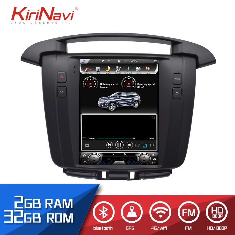 KiriNavi 10," HD сенсорный дисплей Android для Toyota Innova MPV автомобильный Радио Аудио gps навигация монитор мультимедийный плеер