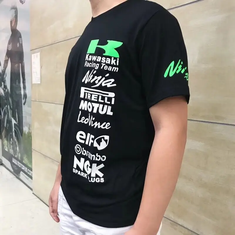 Новинка футболка для KAWASAKI серия футболки moto gp мужские повседневные шорты Kawasaki