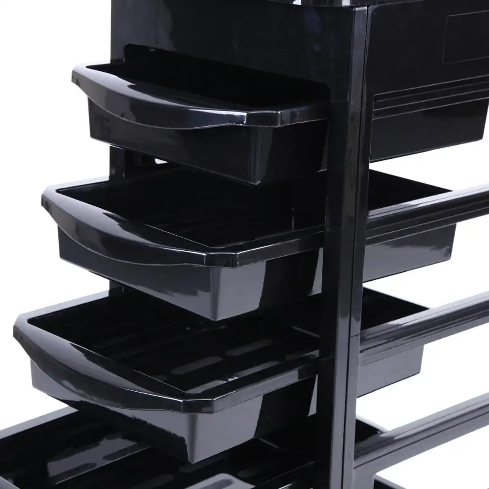 

Professional 5 Drawers Salon Hairdresser Trolley Barber Hairdressing Hair Rolling Beauty Storage Colouring Styling Tools