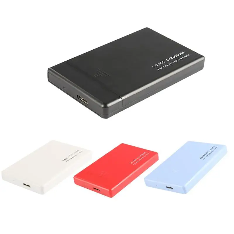 2,5 дюймов USB3.0 SATA3.0 коробка для жесткого диска корпус для внешнего жесткого диска инструмент бесплатно 6 Гбит/с поддержка 3 ТБ UASP протокол HDD корпус