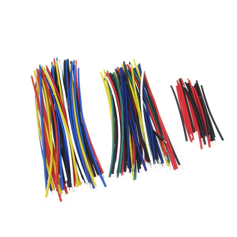 130 шт. 13 значение 24AWG красочный макетный кабель Перемычка провода двойной Луженый комплект|Интегральные
