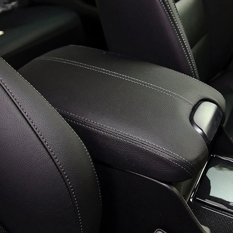 Защитный чехол для центральной консоли кожаный защитный Honda Accord 2008 ~ 2012 черный
