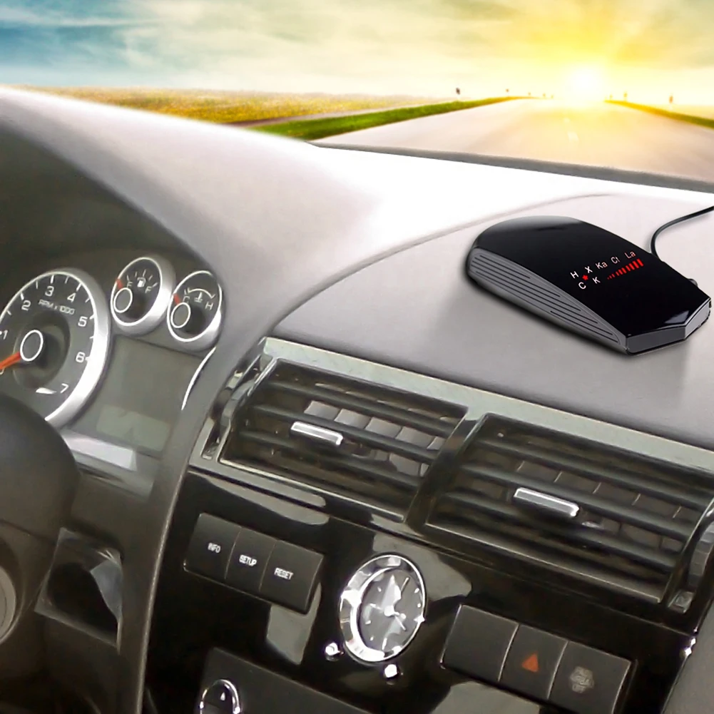 Автомобиль Антирадары 360 градусов анти-Автомобильный детектор V3 Скорость голосового оповещения Предупреждение 16 Группа Скорость Управление детектор