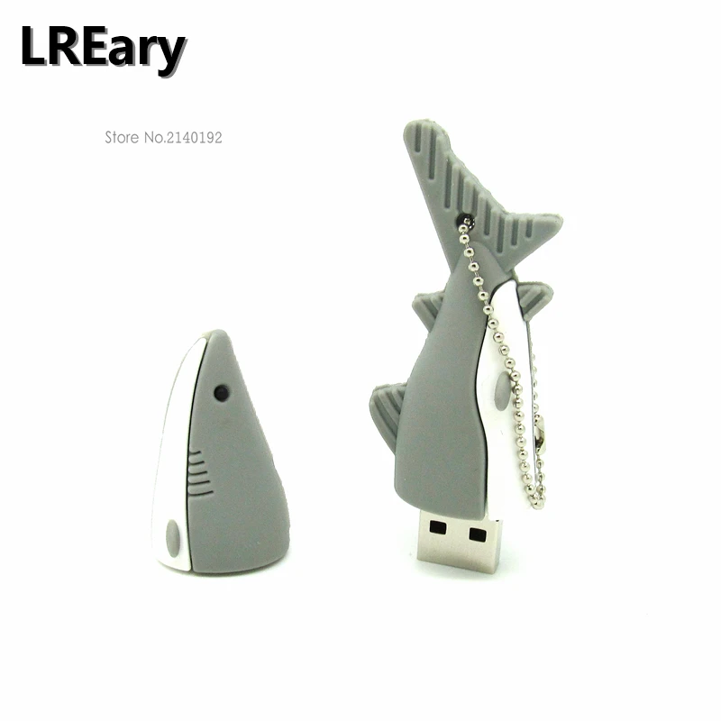 Usb флеш накопитель в виде милой акулы и рыбы 4/8/16/32 ГБ|pendrive 4gb|memory stick pendriveflash drive disk |