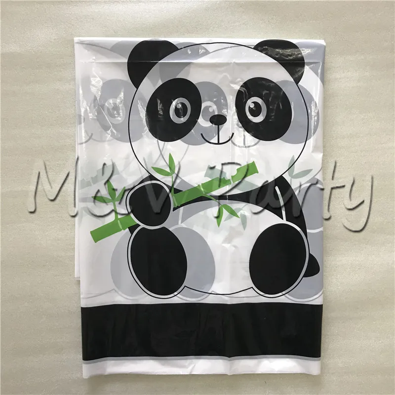 1 шт./лот одноразовая скатерть с изображением панды из мультфильма детские чашки