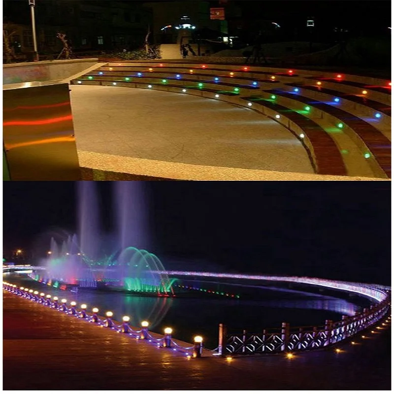 

SZYOUMY 1W LED Lamp Outdoor Ground Garden Path Floor Underground Buried Yard Lamp Spot Landscape Light IP67 Waterproof AC85-265V