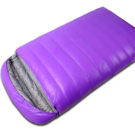 2 Person CS108 Couple Ultralight Camping Spring Sleeping Bag Winter Autumn Envelope Duck Down Filling With 2colors | Спорт и