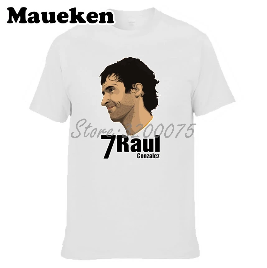Мужская футболка Bernabeu Prince 7 Raul Gonzalez Blanco 1994 ~ 2010 испанский тореадор футболки Legend для