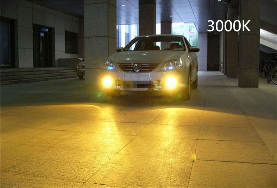 2x H1 H3 H4 H7 H8 H11 9005 9006 100 Вт 6000 К/2800 к золотой ксенон Авто HOD Галогенные Противотуманные фары лампы Замена фар