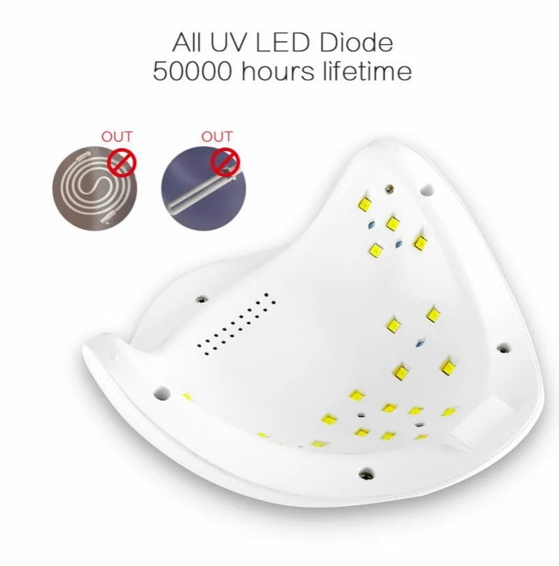 SUN5 машинка для стрижки 48 Вт профессиональный uv led лампы ногтей Сушилка машина
