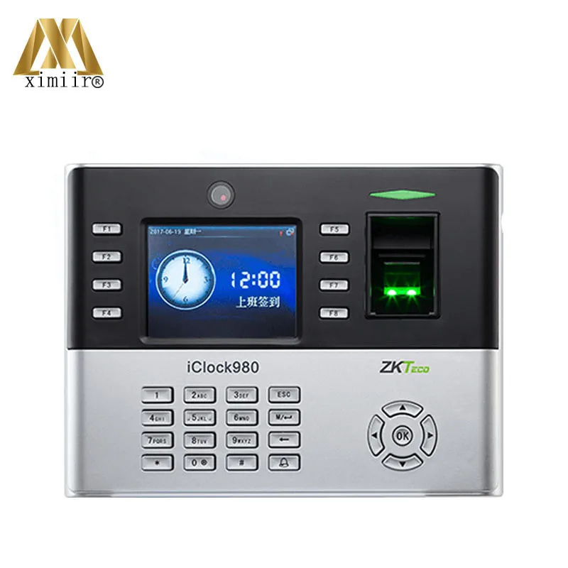 Iclock980 отпечатков пальцев посещаемость времени и система контроля допуска к двери