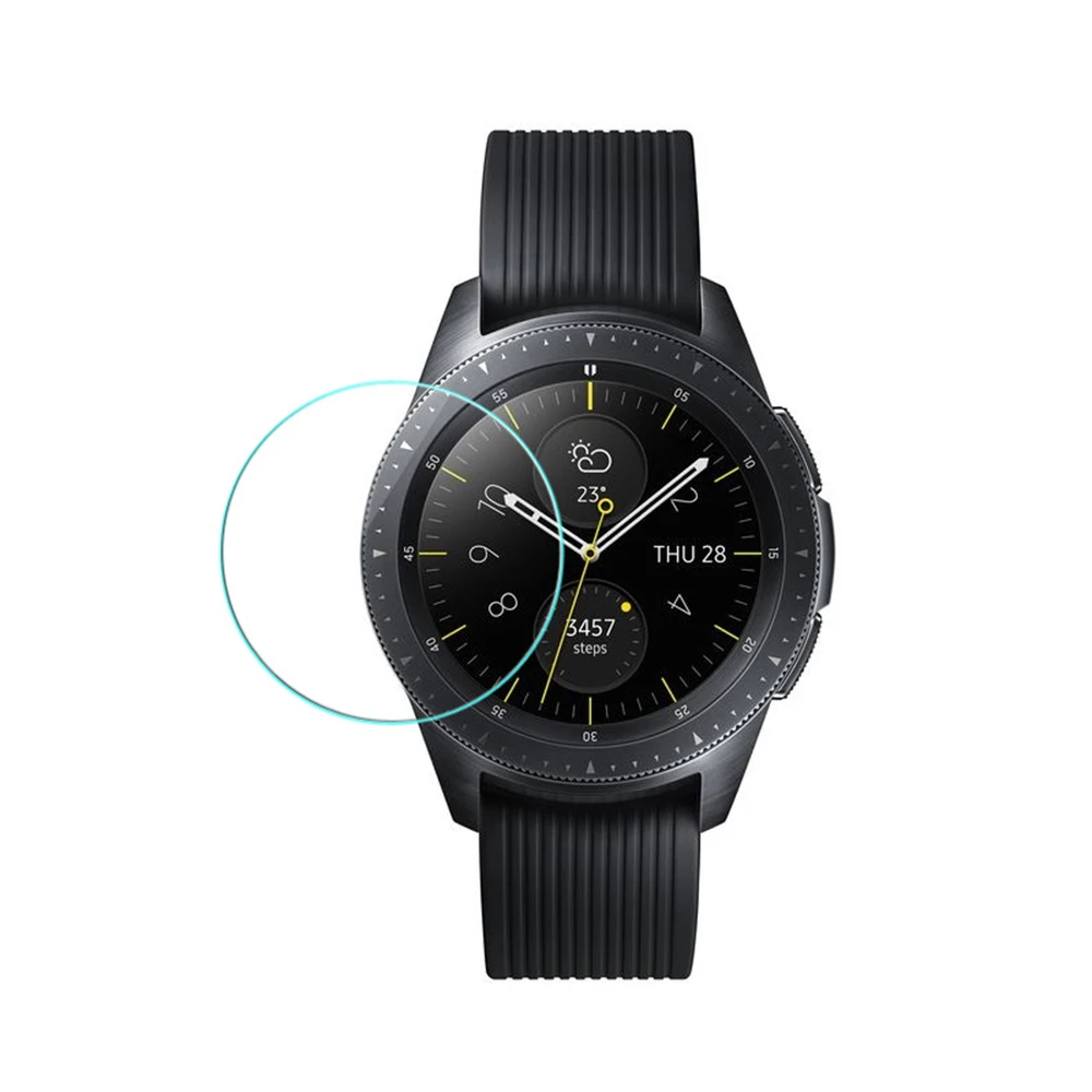 Закаленное стекло для samsung Galaxy Watch 42 мм 46 мм gear S2 S3 S4 Защитная пленка для экрана+ набор для очистки