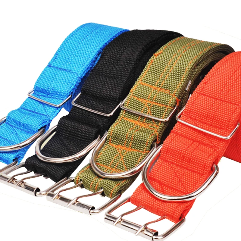 Регулируемый нейлоновый ошейник для больших собак прочные ошейники товары