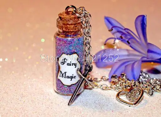 12 шт. волшебное ожерелье и меч истины очаровательное сердце со спящей красавицей