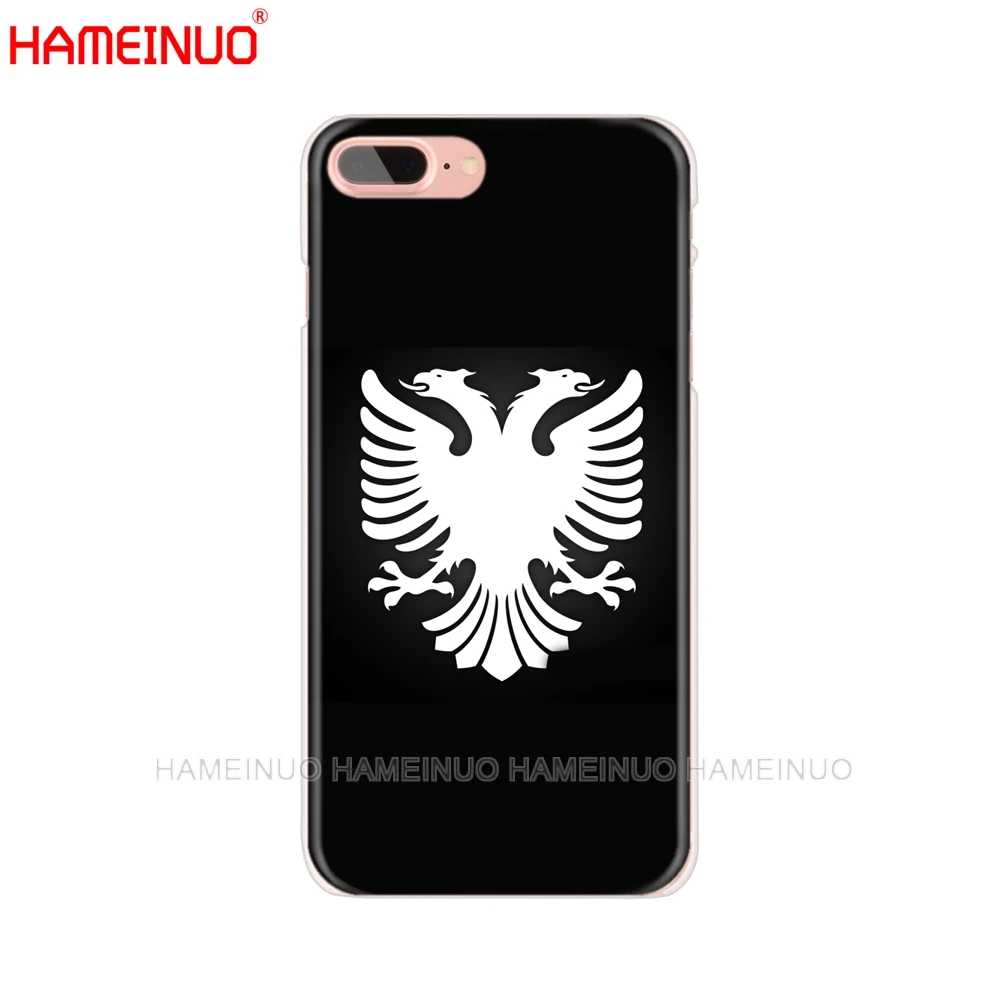 HAMEINUO с албанским флагом сотовый телефон чехол для iphone X 8 7 6 4 4s 5 5s SE 5c 6s