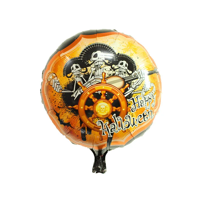 18 дюймов скелет на Хэллоуин пират воздушные шары с рисунком украшение